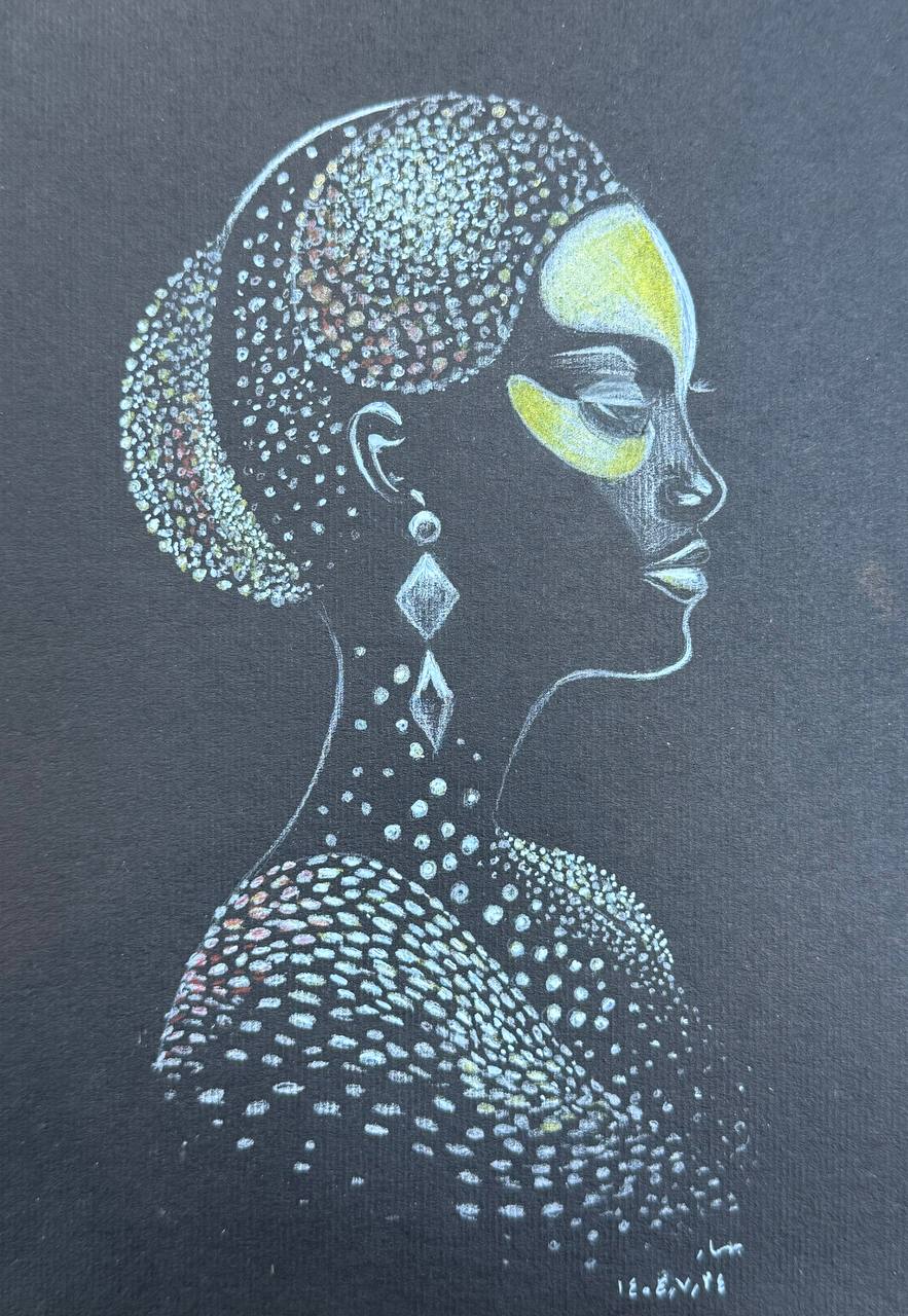 آموزش نقاشی سیاه قلم بهاره عباسی